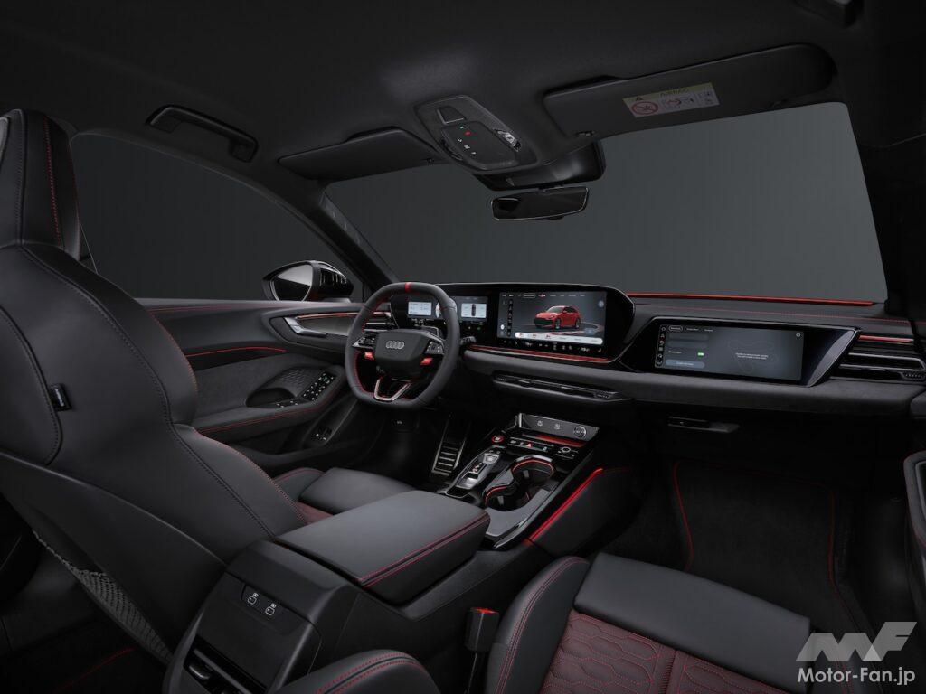新型「アウディ RS 5 アバント」のインテリア。