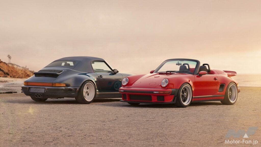 「ポルシェ 911 カレラ カブリオレ リイマジンド バイ シンガー」のエクステリア。