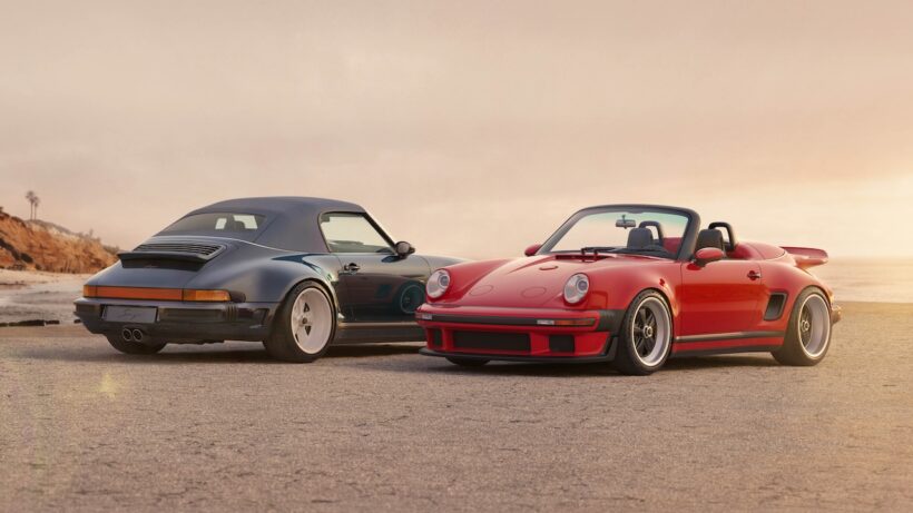 「ポルシェ 911 カレラ カブリオレ リイマジンド バイ シンガー」のエクステリア。