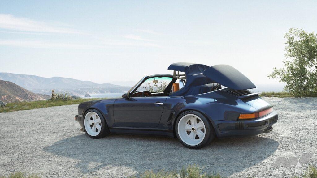 「ポルシェ 911 カレラ カブリオレ リイマジンド バイ シンガー」のエクステリア。