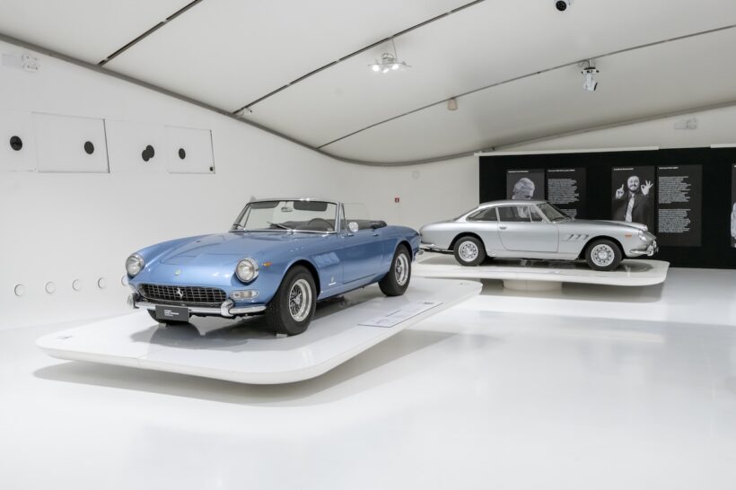 フェラーリ・ミュージアムでスタートした新企画展『The Greatest Hits ― Music Legends and their Ferraris』。