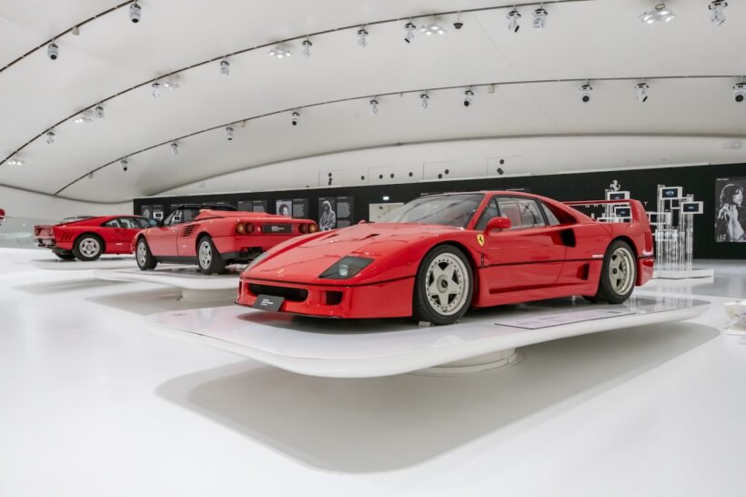 フェラーリ・ミュージアムでスタートした新企画展『The Greatest Hits ― Music Legends and their Ferraris』。