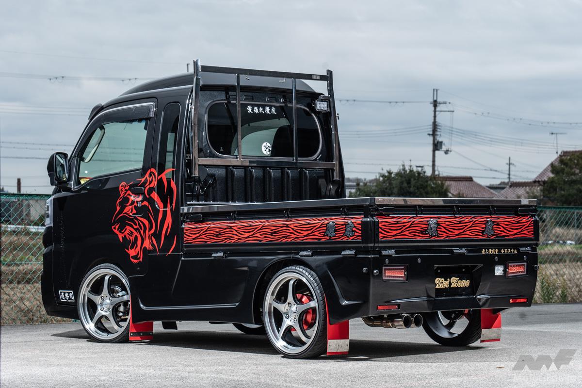 軽トラがシャコタン!? エアロ付き!?」職人さんも歓喜する選択肢豊富な