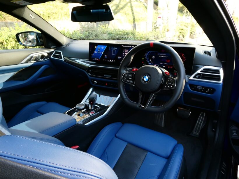 BMW M4は「操る」楽しさが味わえるモデル。