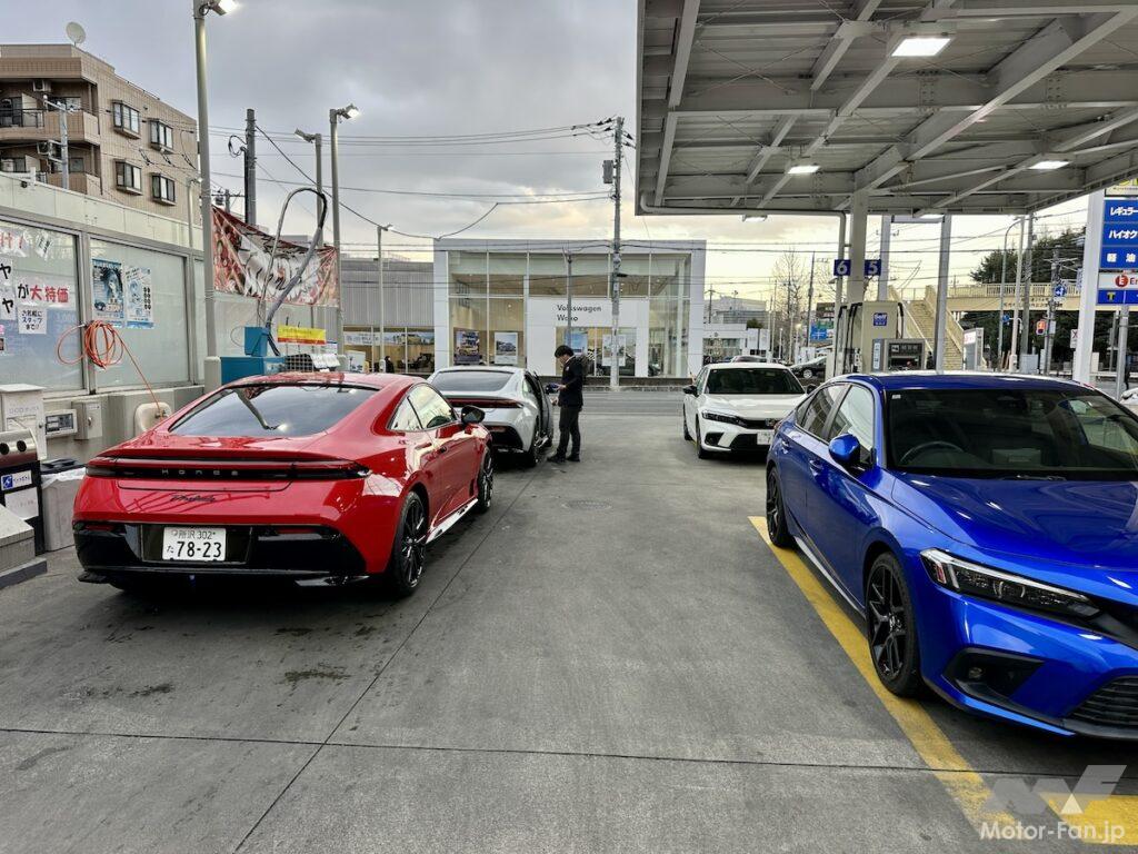 ホンダの近所のスタンドはホンダ車ばかり