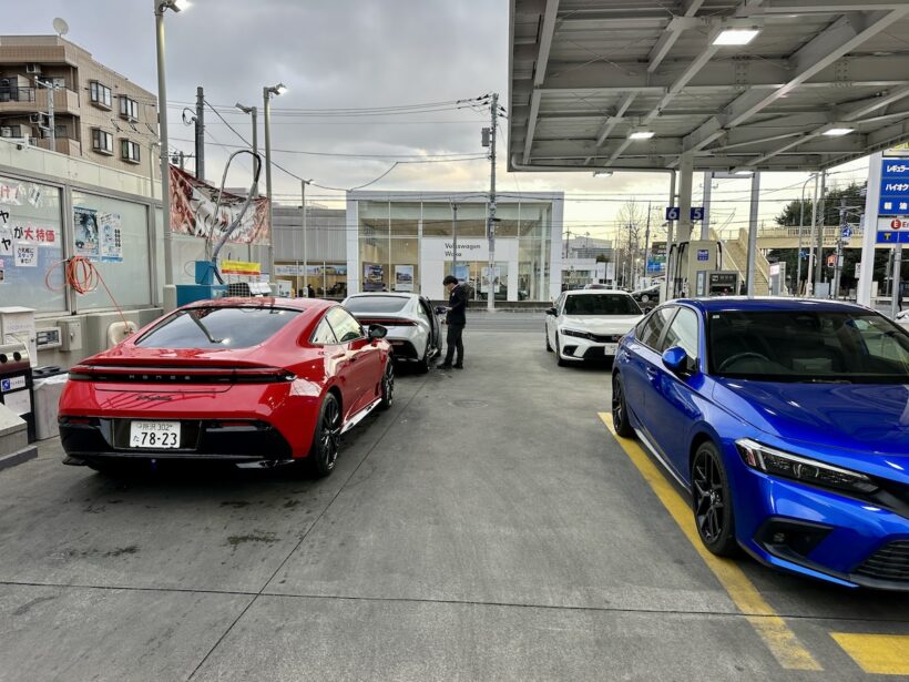 ホンダの近所のスタンドはホンダ車ばかり