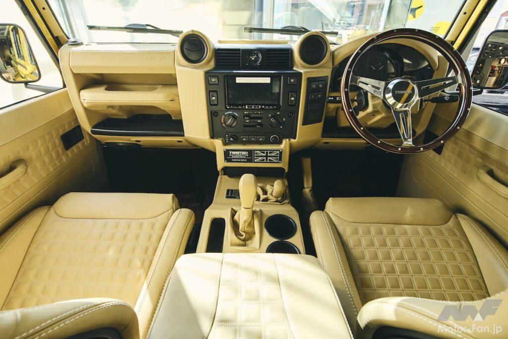 インテリアは全面的にカスタマイズが可能だ。仕上げはオリジナルとは別物と言える。