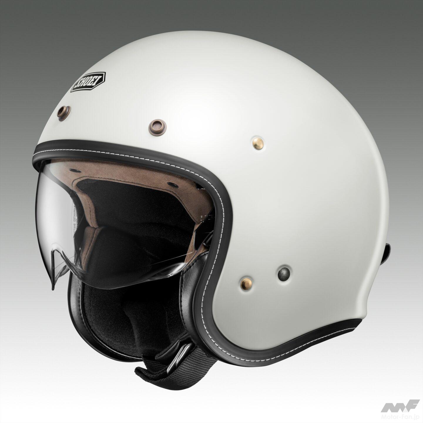 ナチュラル良品！マットホワイト｜SHOEIスモールジェット「J・O+」に新