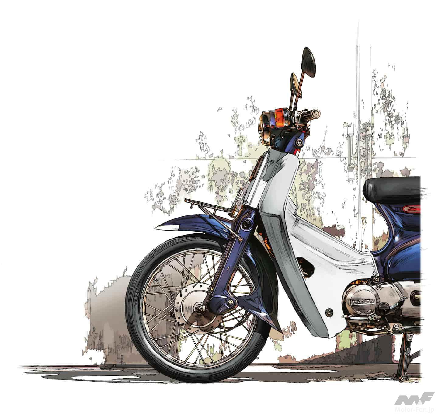 スーパーカブ50 c50 実働 すぐれた経済性、耐久性、扱いやすさで好評のビジネスバイク「ホンダ