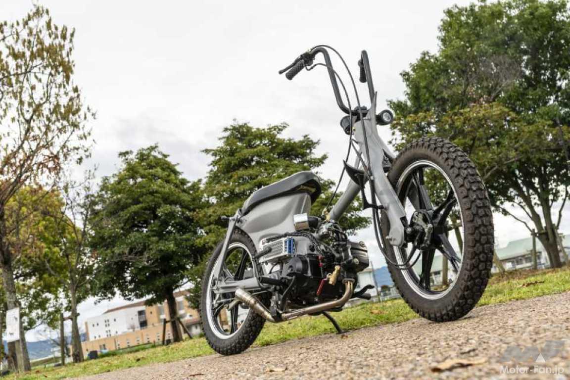 BMX風カブ　バイク 実はコレ、スーパーカブなんです！「フレーム改でBMX風メイク」を解説