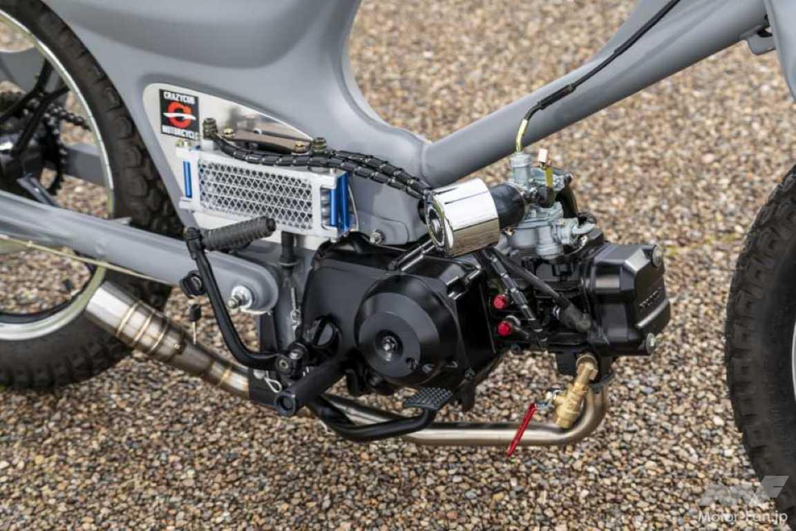 このカブ、BMXみたい！】フレームワークやキャストホイール化だけで