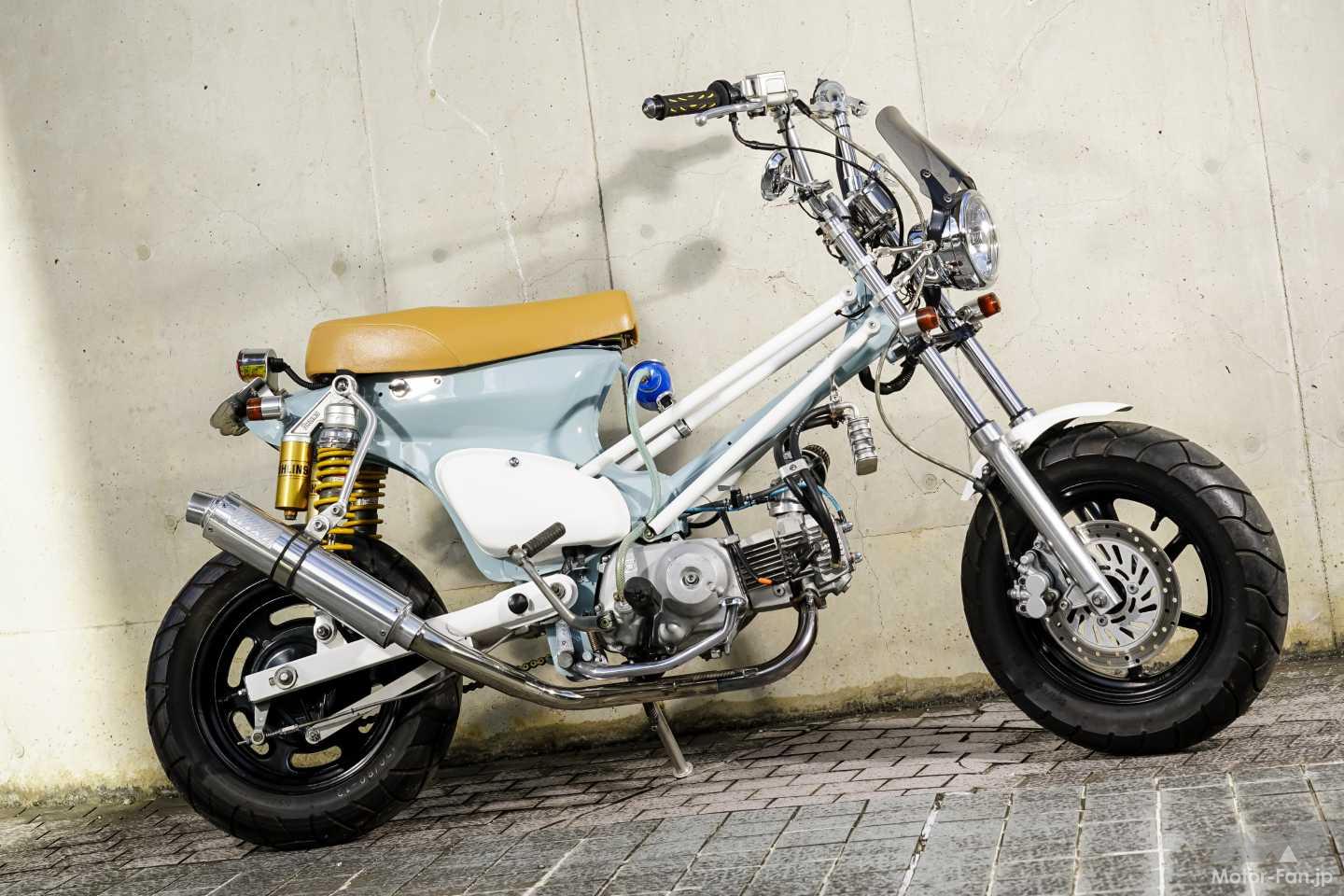 リトルカブのフレームにXR100モタードやエイプを合体！12インチの
