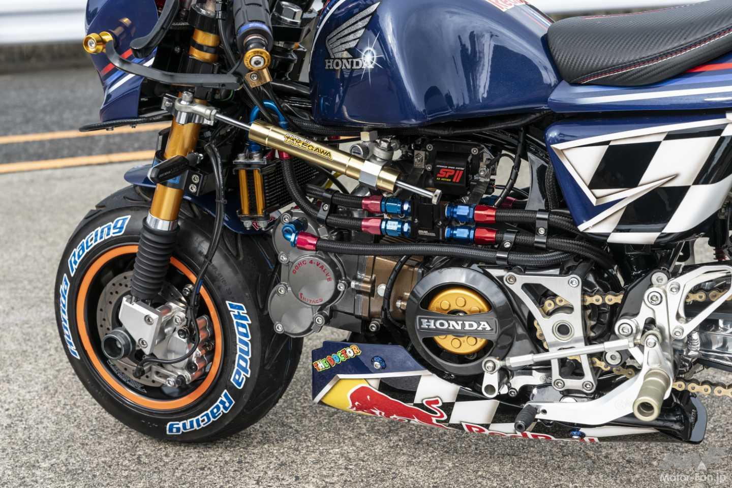☆「引取り希望」ホンダ　横型エンジン88ccフルカスタム モンキーらしい8インチでこの迫力！ DOHCヘッドで88ccにボアアップした