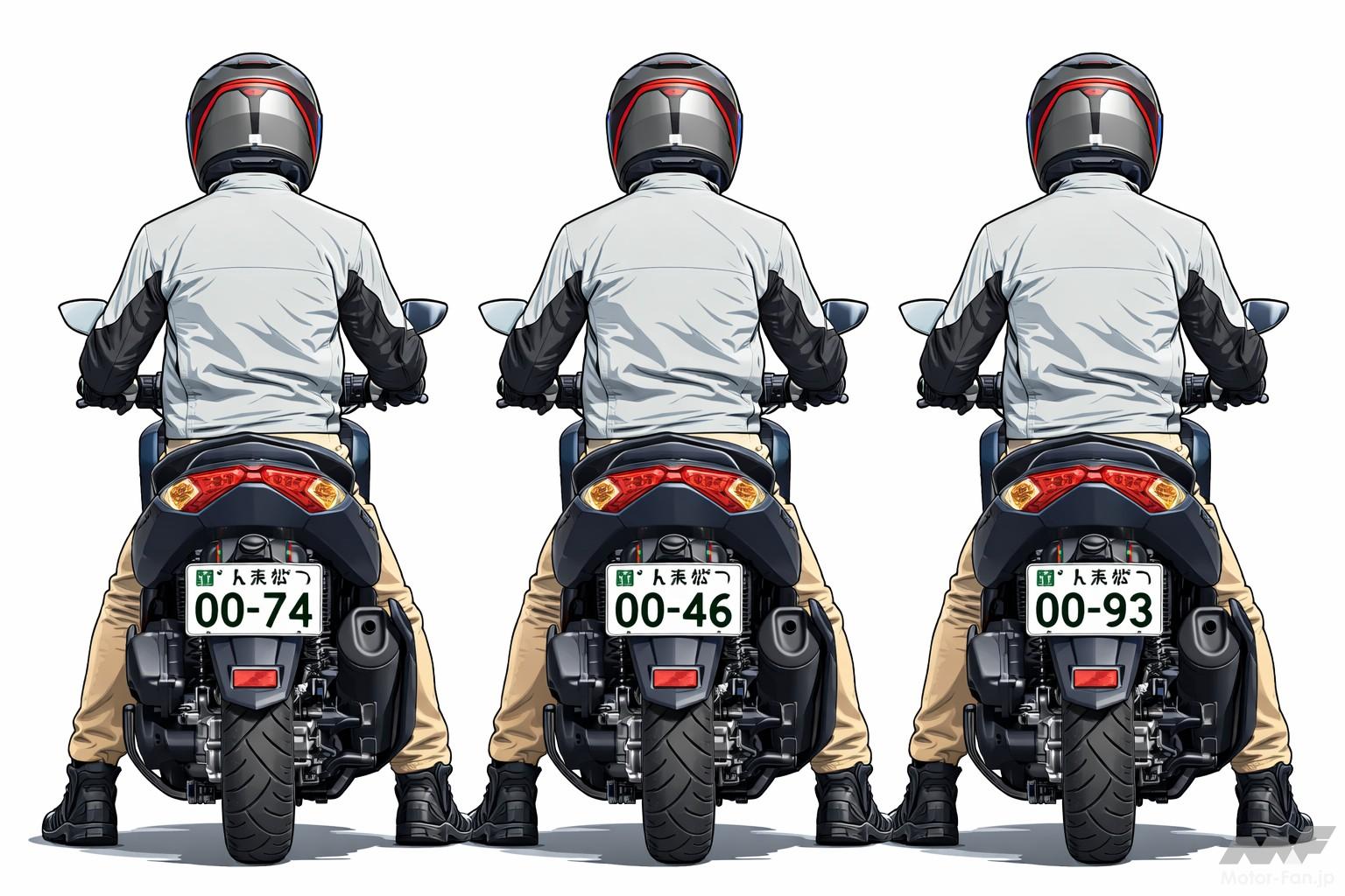 ついに解禁！バイクも“希望ナンバー”時代へ 「819」「46」も狙える