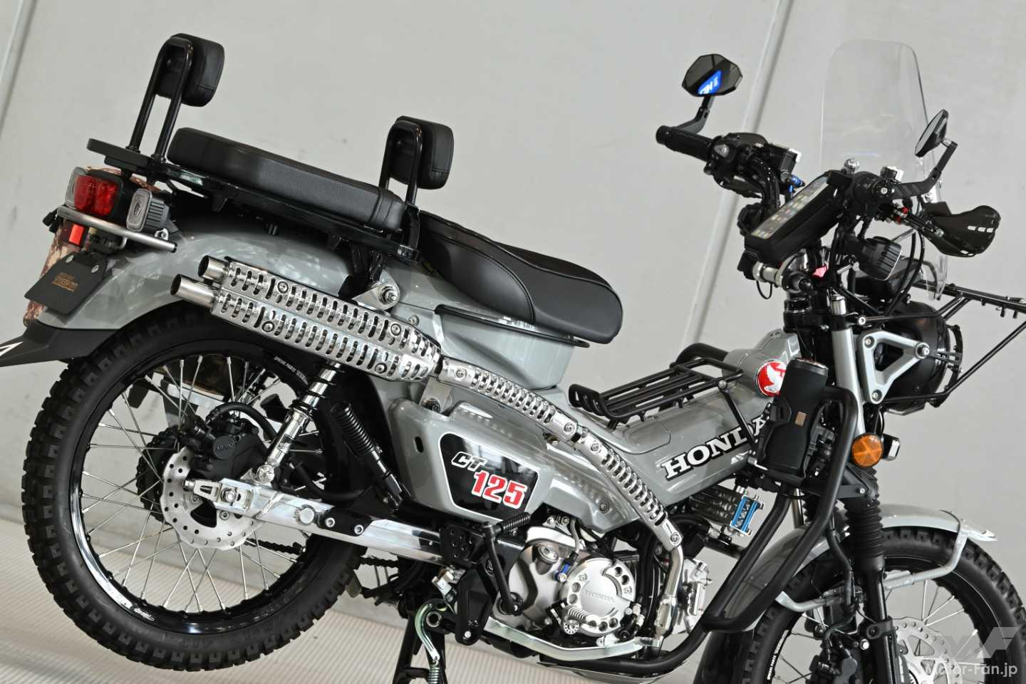 CT125カスタムの“究極”旅仕様！武川145cc仕様のハンターカブが“怪物