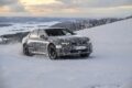 スウェーデン・アルイェプローグで行われた、フル電動新型セダン「BMW i3」の寒冷地テスト。