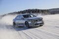 スウェーデン・アルイェプローグで行われた、フル電動新型セダン「BMW i3」の寒冷地テスト。