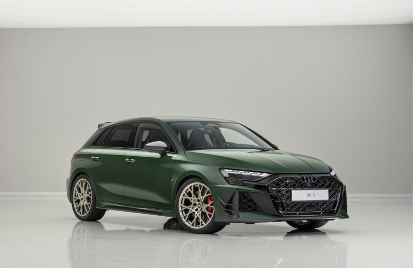 「アウディ RS 3 スポーツバック コンペティション リミテッド」のエクステリア。