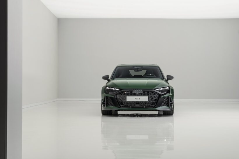 「アウディ RS 3 スポーツバック コンペティション リミテッド」のエクステリア。