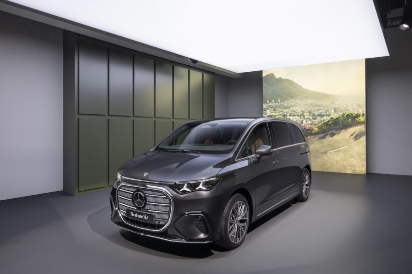 フル電動MPV「メルセデス・ベンツ VLE」のエクステリア。