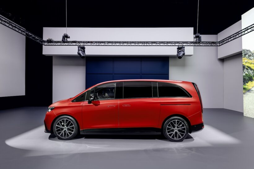 フル電動MPV「メルセデス・ベンツ VLE」のエクステリア。