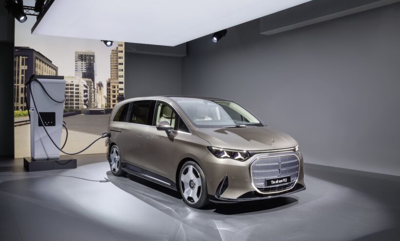 フル電動MPV「メルセデス・ベンツ VLE」のエクステリア。
