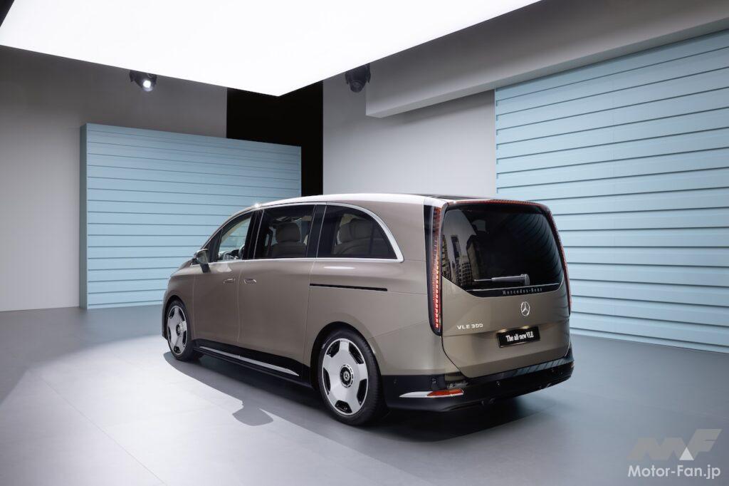 フル電動MPV「メルセデス・ベンツ VLE」のエクステリア。