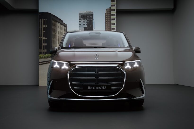 フル電動MPV「メルセデス・ベンツ VLE」のエクステリア。