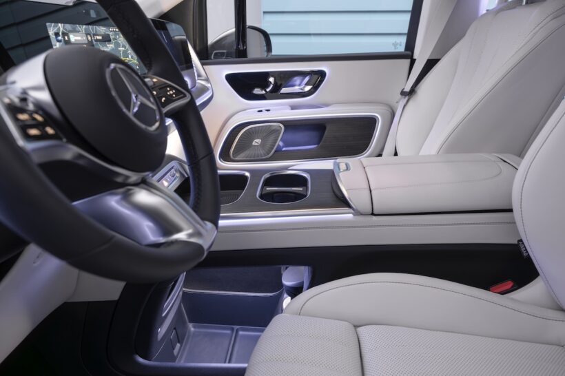 フル電動MPV「メルセデス・ベンツ VLE」のインテリア。
