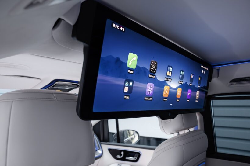 フル電動MPV「メルセデス・ベンツ VLE」のインテリア。