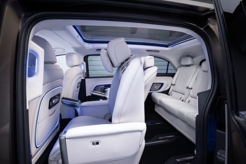 フル電動MPV「メルセデス・ベンツ VLE」のインテリア。