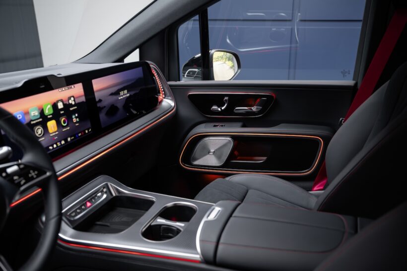 フル電動MPV「メルセデス・ベンツ VLE」のインテリア。