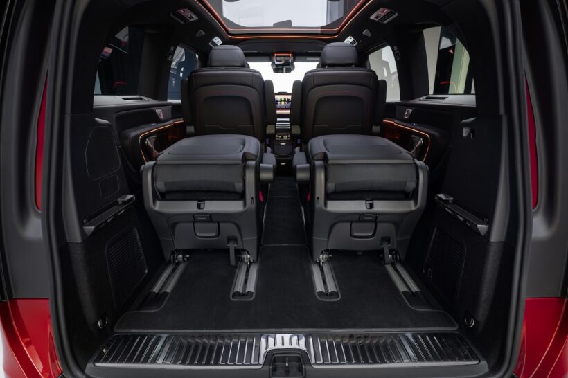 フル電動MPV「メルセデス・ベンツ VLE」のインテリア。