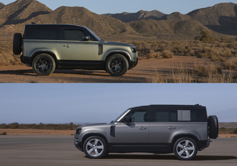 Land Rover Defender 110 × Land Rover Defender 90