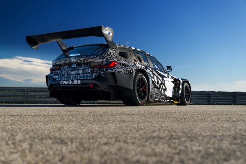 「BMW M3 ツーリング 24H」のエクステリア。