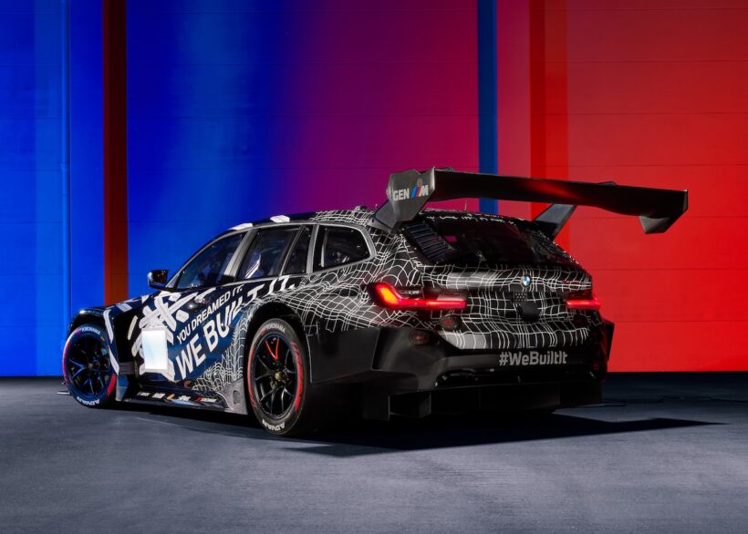 「BMW M3 ツーリング 24H」のエクステリア。