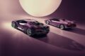 ディアブロ SE30をイメージしたパープルのボディカラーでコーディネートされた「ランボルギーニ レヴエルト」。