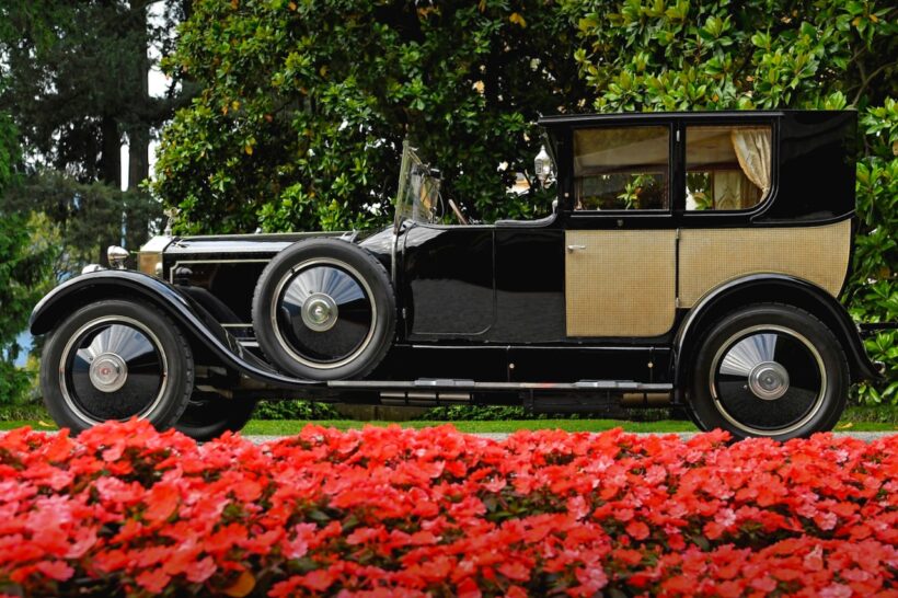 ロールス・ロイスの歴史的なビスポークモデル、「40/50HP ファントム I ブロアム ドゥヴィル（1926）」。