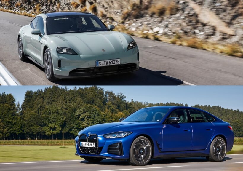 Porsche Taycan × BMW i4