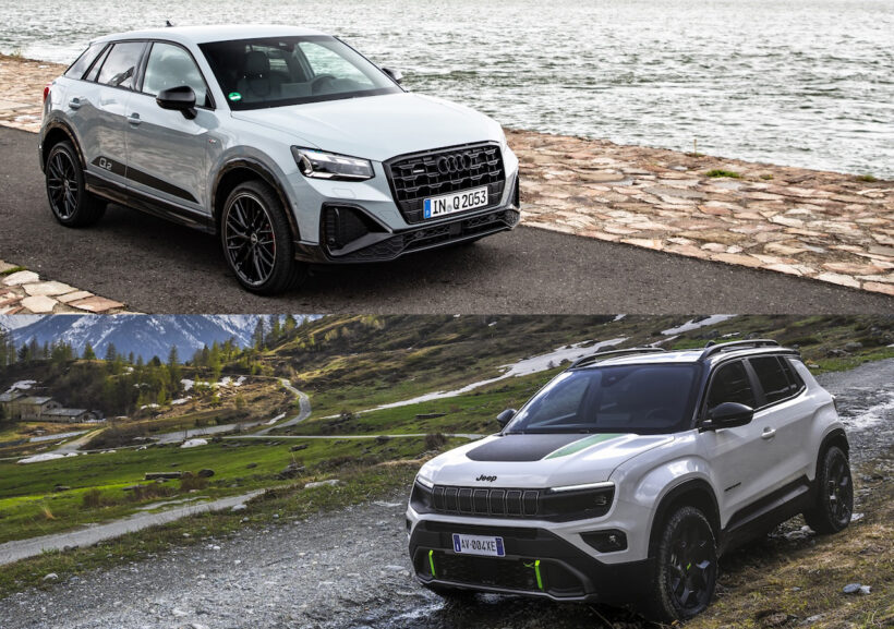Jeep Avenger 4xe Hybrid × Audi Q2 35 TDI quattro advanced