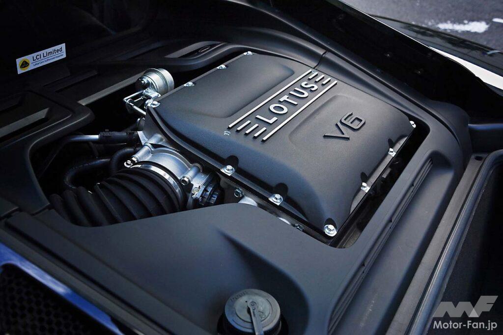 トヨタ製の3.5リッターV6＋スーパーチャージャーにより、アウトプットは405PS/420Nmを達成。ATモデルのみトルクが430Nmになる。