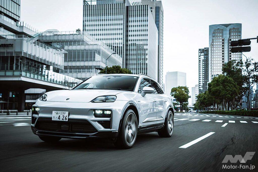 バッテリーEV（BEV）に生まれ変わったマカンのトップモデル。プラットフォームは800Vアーキテクチャーを有する「PPE」で、アウディと共同開発された。ドライブモードは「ノーマル」「スポーツ」「スポーツプラス」「オフロード」の4種だ。インテリアは近年のポルシェ流儀に従うもので、デジタル化が強く推し進められているのが特徴。5人乗車時のラゲッジルーム容量は480リットルだが、EVだけにフロントにも84リットルのスペースが別途用意される。