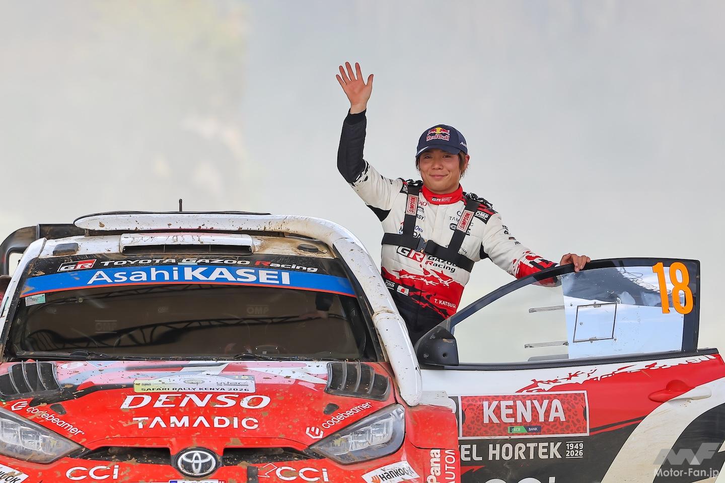早い者勝ち❗️‼️ WRC初優勝の勝田貴元が語るサファリの死闘。「モリゾウさんとの約束