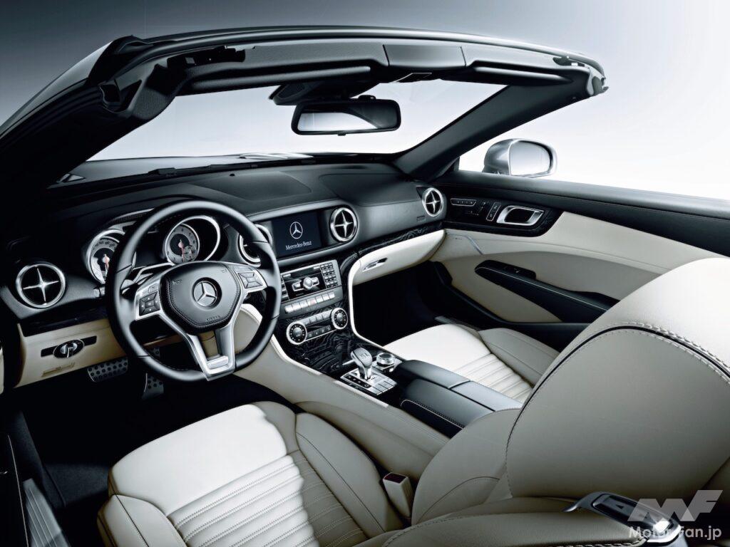 2012年3月登場の「SL550」のインテリア