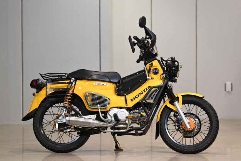 クロスカブ CC110をもっと使いやすく、さらに個性的にカスタマイズの クロスカブ CC110をもっと使いやすく、さらに個性的にカスタマイズの