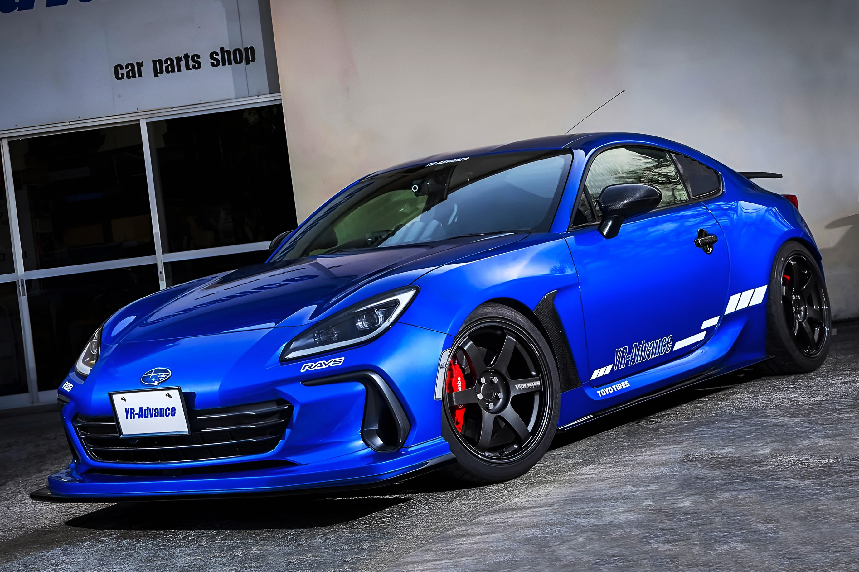 エアロアールシー　10点セット　まとめ売り BRZ＆GR86をお手軽ドレスアップ！」簡単装着可能なカーボンパーツが