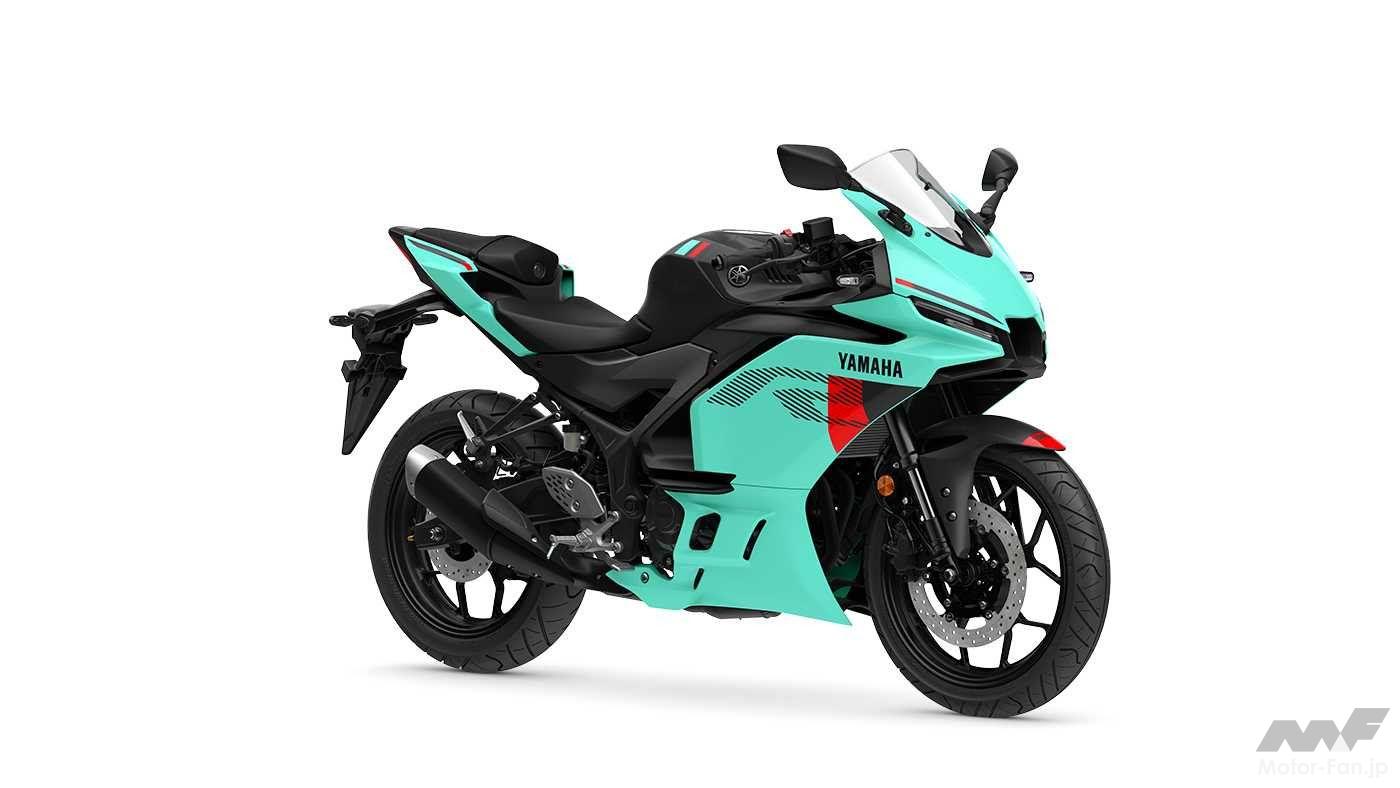 爽やかライトグリーンが登場です。ヤマハ「YZF-R3 ABS」「YZF-R25 ABS