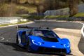 ニュルブルクリンクで米国メーカー最速記録を樹立したフォード GT Mk IV。