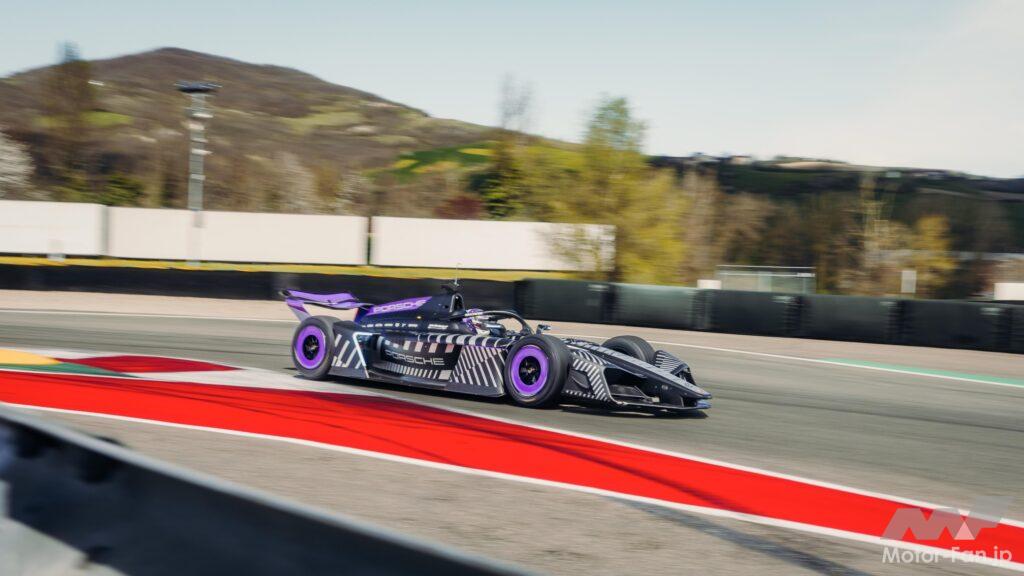 新しいFEのマシン「GEN4」の最高速度は335km/hに達すると見込まれている。