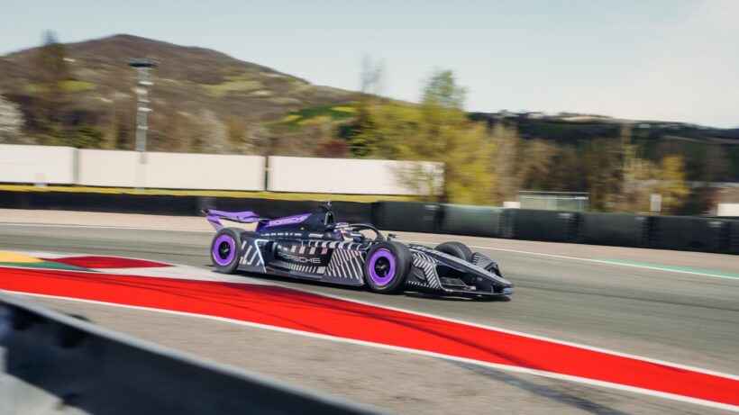 新しいFEのマシン「GEN4」の最高速度は335km/hに達すると見込まれている。